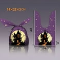 thumbnail image 2 of CCOCC 50Pcs Halloween Treat Bags Candy Bags Kids Trick or Treat Bags Goodie Bags Cute Rabbit Ear Small Halloween Cookies Gift Bags for Halloween Party Decoration Supplies, 2 of 7