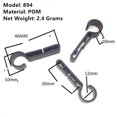 thumbnail image 4 of 20Pack Attachment Head Light Clamps Headlamp Plastic Hook for Outdoor Searchlight Fixed Small Parts, 4 of 7