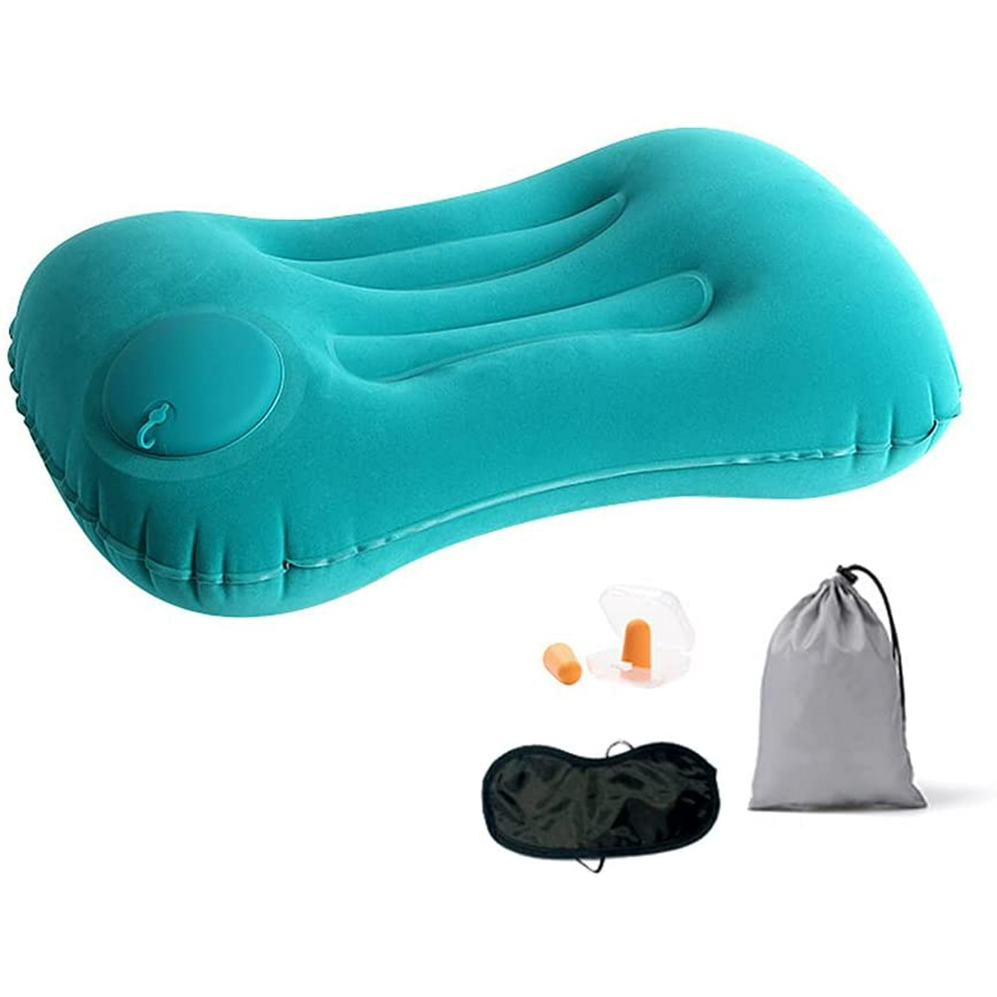 Junsice Camping Inflatable Pillow Beach Cushion Inflatable Beach Pillow Ultralight Travel Cushion Inflatable Pillow Neck Pillow Lumbar Pillow