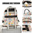 thumbnail image 3 of FORMRS Mini Backpack Purse for Women Quilted Travel Daypack Casual Shoulder Bag, Pink Floral, 3 of 7