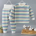thumbnail image 2 of KPOPLK Toddler Baby Boy Clothes Fall Winter Outfit 2Pcs Loungewear Long Sleeve Pullover T-Shirt and Relax Fit Pant Clothing,Size 5-6 Years, 2 of 9