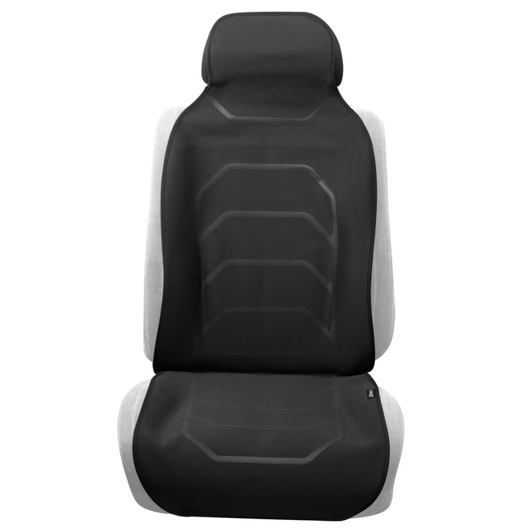 TYPE S Universal Fit Air Flow Seat Pad Seat Cushion Seat Cover, Black,  Multi-Layer Air Flow, 