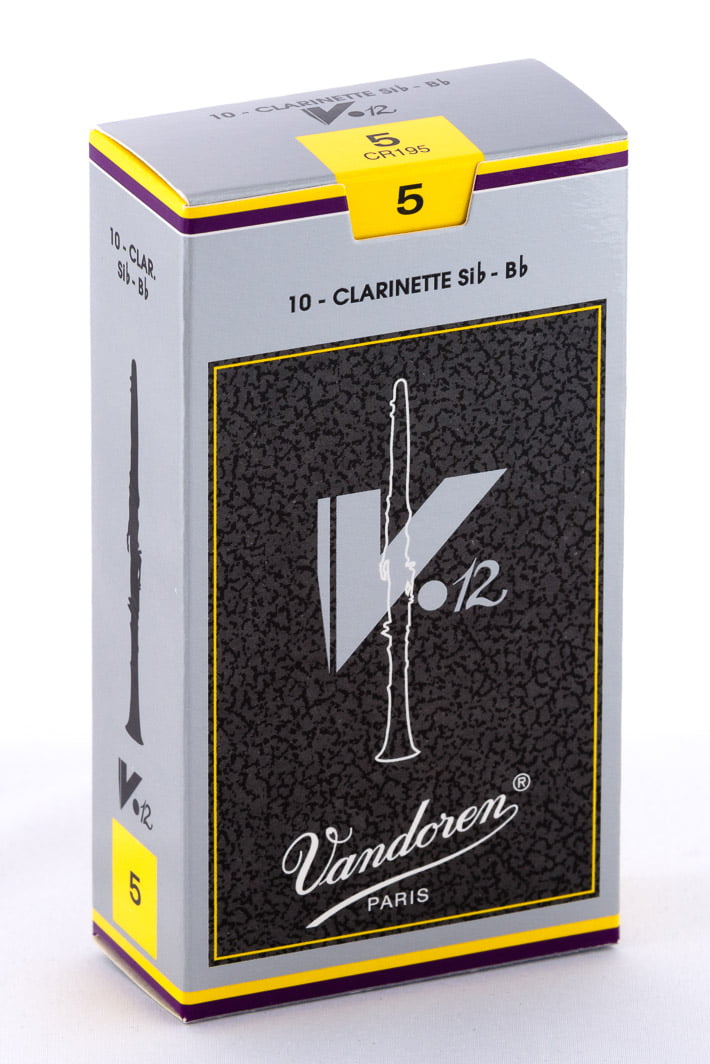 Vandoren CR184 Bb Clarinet Black Master Reeds Strength 4; Box of 10