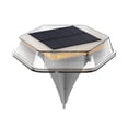 thumbnail image 3 of Solar Deck Dock Lights Hexagon Warm White Step Lights Outdoor Waterproof Solar Powered for Driveway Post Fence Stairs Yard Patio Pathway Porch, 3 of 6