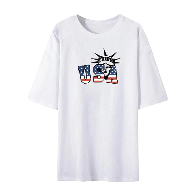 Camiseta de manga corta para mujer, camiseta informal cómoda a la moda para mujer, camisetas de verano para el trabajo, deportes, desplazamientos call Blanco