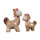thumbnail image 3 of Juego de 2 estatuas de caballos de , colección de escritorio, manualidades, decoración de mesa versátil para dormitorios, armarios, ligero, 3 of 9