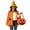 Orange, variant on Halloween Cosplay Costume Noble Medieval Hooded Velvet Cape Cloak Outfit for Women Gir'ls Classic Holiday Party Stage Performance Masquerade Birthday Gift Christmas Roleplay Holiday Costume