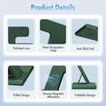 thumbnail image 6 of Wireless Charger,3 in 1 Charging Station Compatible for iPhone,Fast Charging Portable Charger Compatible for iPhone 17 16 15 14 13 12 11 Pro Max Mini Plus SE X XS 8 Plus&iWatch,AirPods,Dark Green, 6 of 9