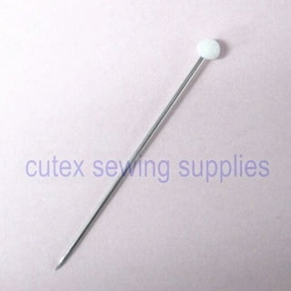 500PCS Sewing Pin Fabric Straight Ball Glass Head Quilting Stainless Steel  1.5in