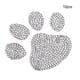 thumbnail image 2 of Ounissouiy 10 piezas de reparación de chaqueta de plumón con diamantes de imitación cinta tenaz sin planchar parches de decoración de plástico para Tela de costura y artesanía Huella Ounissouiy HA060056-01B, 2 of 6
