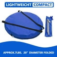 thumbnail image 6 of SUGIFT 1 Person Weather Pod Portable Pop Up Tent for Sports Event, Blue, 6 of 7