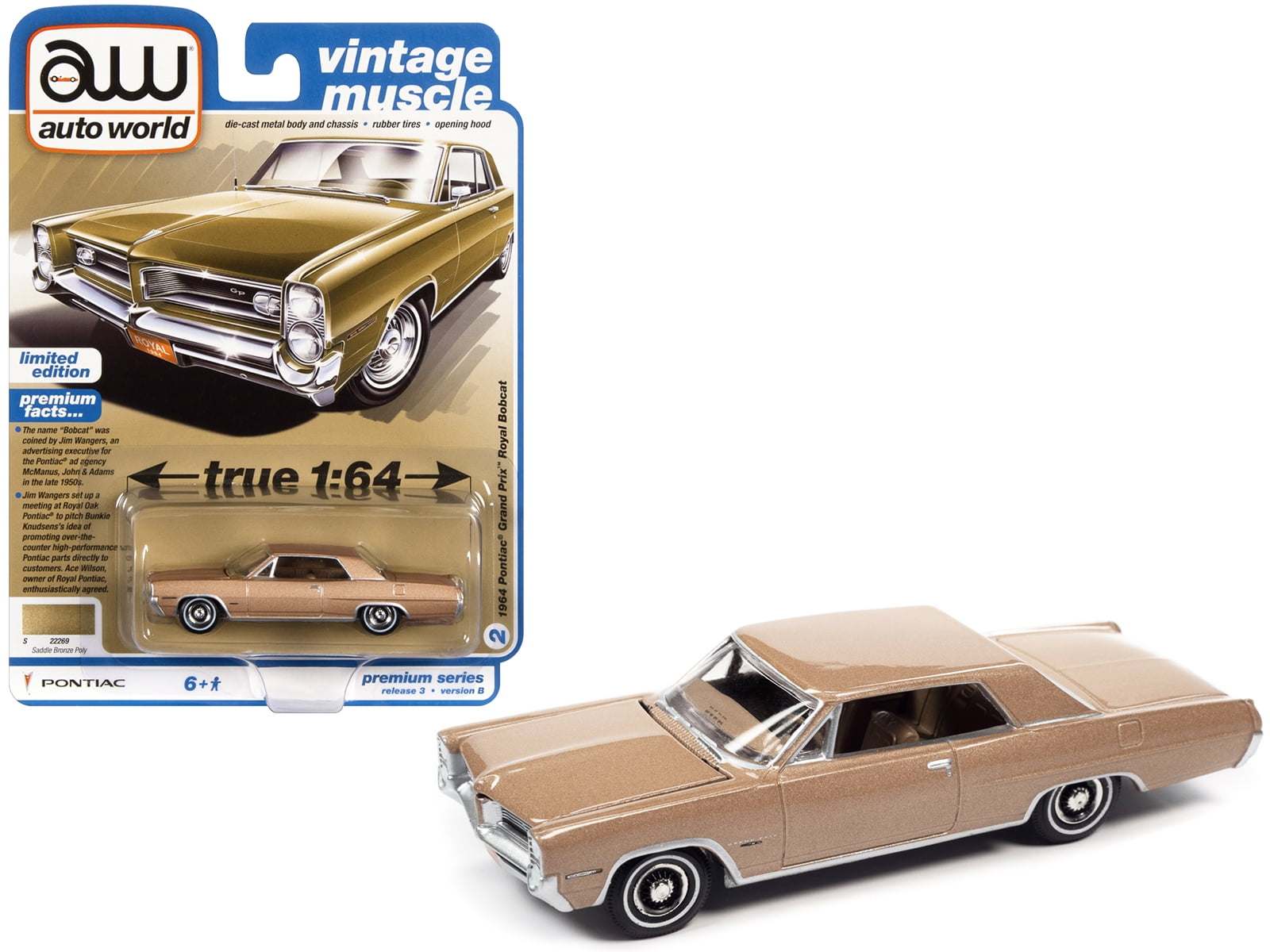 1964 Pontiac Grand Prix Royal Bobcat Saddle Bronze Metallic