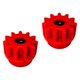 thumbnail image 1 of 2 piezas de engranajes para cubo de fregona giratoria, engranajes para cubo de limpieza de fregona rotativa, robustos, de una sola dirección. Rojo, 1 of 8