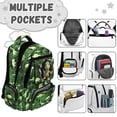 thumbnail image 7 of Jeiento Dinosaur School Backpack for Girls 6-8 Bookbags for Students Primary School 17 Inch Large Capacity Knapsack Daypack Backpacks with Zipper Closure, Green, 7 of 7
