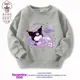 thumbnail image 4 of Suéter con estampado de dibujos animados para niños y niñas, jersey de moda Kawaii, cuello redondo, sudaderas con capucha sueltas, Sanrios, Cinnamoroll, Kuromi, 4 of 5