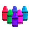 thumbnail image 1 of Paquete de 10 Vasos Cosmoplastic con Diseño de Crayón 880 ML para Bebidas y Fiestas, 1 of 10