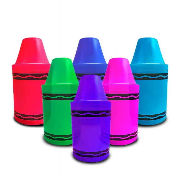 Paquete de 50 Vasos Cosmoplastic 880 ML Diseño de Crayón