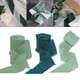 thumbnail image 3 of 3 piezas de cinta de seda de gasa con flecos, cinta de bordes deshilachados de 2 "x 5yd para decoraciones, envoltorios de regalos, ramos de novia, día serie verde Baoblaze cinta de envolver, 3 of 8