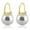 Gray, variant on 14mm Large Big 925 Sterling Silver Shell Pearl Dangle Drop Earrings 14K Gold Plated Hypoallergenic Earring for Women for Wedding Gift for Mom
