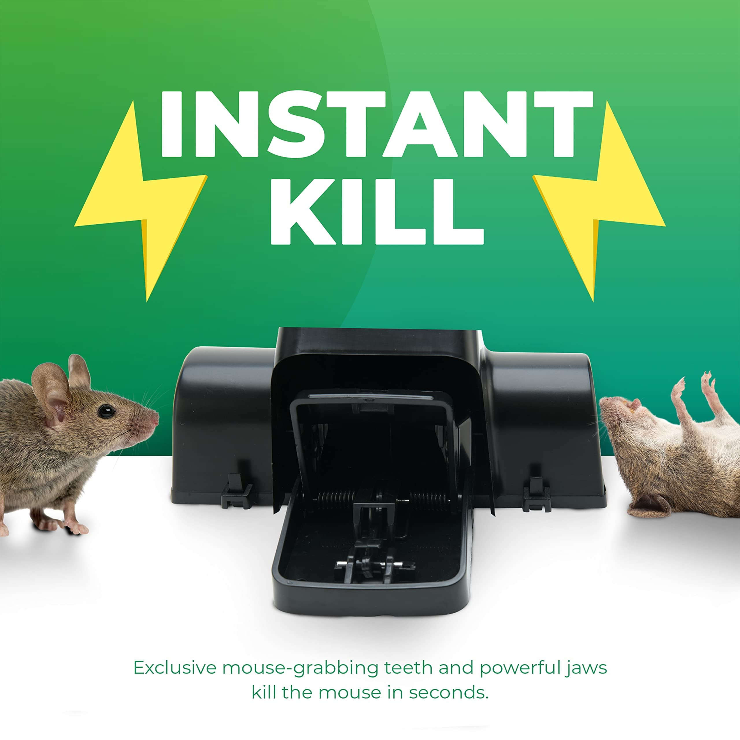 Rat Traps Indoor and Outdoor - 4 Pack Dual-Entry Large Rat Trap Outdoor and Indoor for Home, Garden and Restaurant with 99.9% Trap Rate  Easy to Use Rodent Traps with Safe Hands Free Design - UCatch
