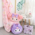thumbnail image 5 of Manta de Hello Kitty, My Melody, Cinnamoroll, Kuromi, para sofá cama, almohada, manta, funda para dormir, ropa de cama, sábana para niños, 5 of 5