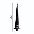thumbnail image 4 of Halloween Witch Hat Taper Candles 8Inch Dripless Unscented Dinner Gothic Decoration Black, 4 of 9