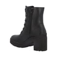 thumbnail image 3 of Botas Mujer Flexi Piel Vestir Ajustable Cordones Comodo negro 27 Flexi 119607, 3 of 3