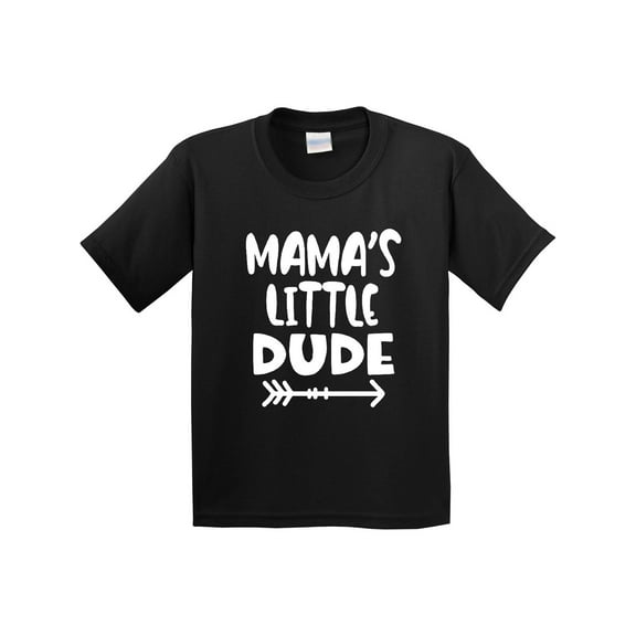 Inktastic Mama's Little Dude with Arrow Youth T-Shirt