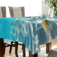 thumbnail image 3 of Ryvnso Fish Undersea View Rectangle Table Cloth Tablecover Dinning Tablecloth 60"x90", 3 of 8