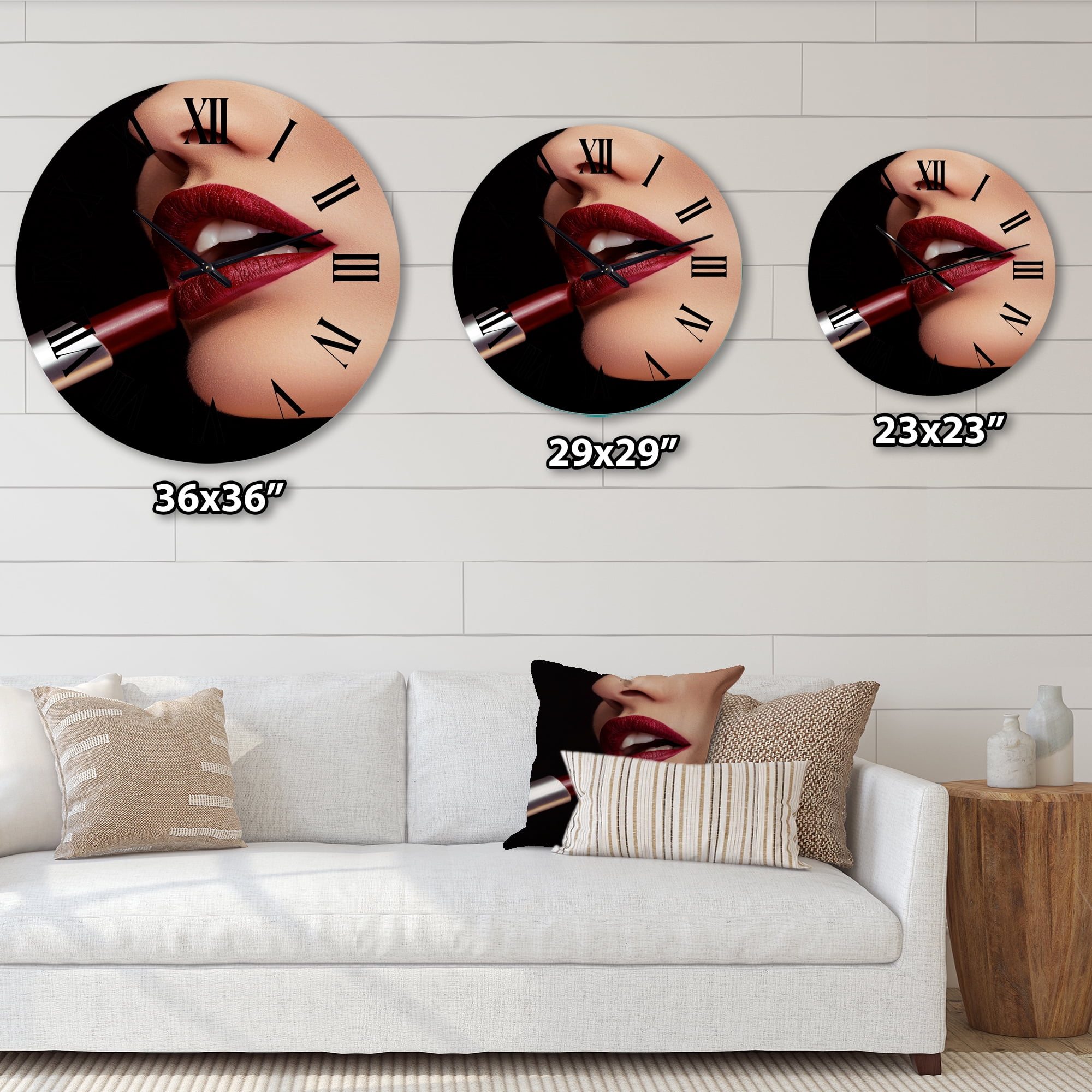 Designart 1 in Quartz Modern/Contemporary Wall Clock