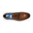 thumbnail image 4 of Men's Nunn Bush Centro Flex Plain Toe Oxford Dress Shoes Cognac 84982-221, 4 of 9