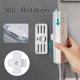 thumbnail image 4 of Fijador de regleta de enchufes autoadhesivo, 4 piezas, rotación de 360°, soporte de regleta de enchufes para montaje en pared, soporte para enchufes, fijador de enchufes, organizador de cables, 4 of 4