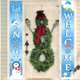 thumbnail image 2 of Bearachild 1 par de carteles navideños, letrero de porche de Navidad, cartel de puerta de Navidad de tela Oxford, decoración de fiesta para colgar en la Kits de decoración para fiestas mi Bearachild HA000240-05B, 2 of 6