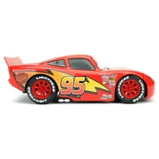 1:24 Scale Metal Die Cast Lightning Mcqueen With Tire Rack By Jada Toys