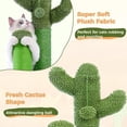 thumbnail image 2 of Cat Scratching Post Cactus Cat Scratcher Featuring with 3 Scratching Poles and Interactive Dangling Ball -Large 27 Inches, 2 of 13