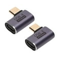 thumbnail image 2 of 90 Degree USB C Adapter, 40Gbps Type C Male To Female Right Angle Connector Portable 7680x4320  For Transmission, 2 of 8