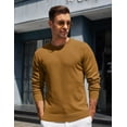 thumbnail image 2 of COOFANDY Men's Pullover Sweaters Business Casual Knit Sweater Winter Crew Neck Sweater, 2 of 5