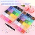 thumbnail image 4 of 25000Pcs Resin Rhinestones for Crafting, Mine Gold 2-6mm Mixed Sizes Non Hotfix Flatback Gems with 1Pcs Glue, Bedazzling Crystal for DIY Craft Clothing Mugs Tumblers Shoes Fabric Decor Nail Art, 4 of 7