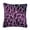 Plum, variant on Custom Pillow Case, Paloma Green Pillow Shams, Leaf Design Tropical Theme Pillow Shams, 24x24 inch (60x60 cm) Pillow Shams, Square Burnout Velvet Shams, Pillow - Paloma Gray Leaves