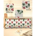 thumbnail image 2 of Red Green Yellow Body Pillow Cover 20 x 54 Inch Decorative Pillow Cover Watercolor Bow Knot Lumbar Pillowcase Seasonal Rectangle Cushion Case for Couch Sofa Bed Living Room, 2 of 7