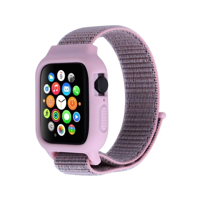 Correa Para Apple Watch Nylon + Case Protector 9/8/7/6/5/4/3