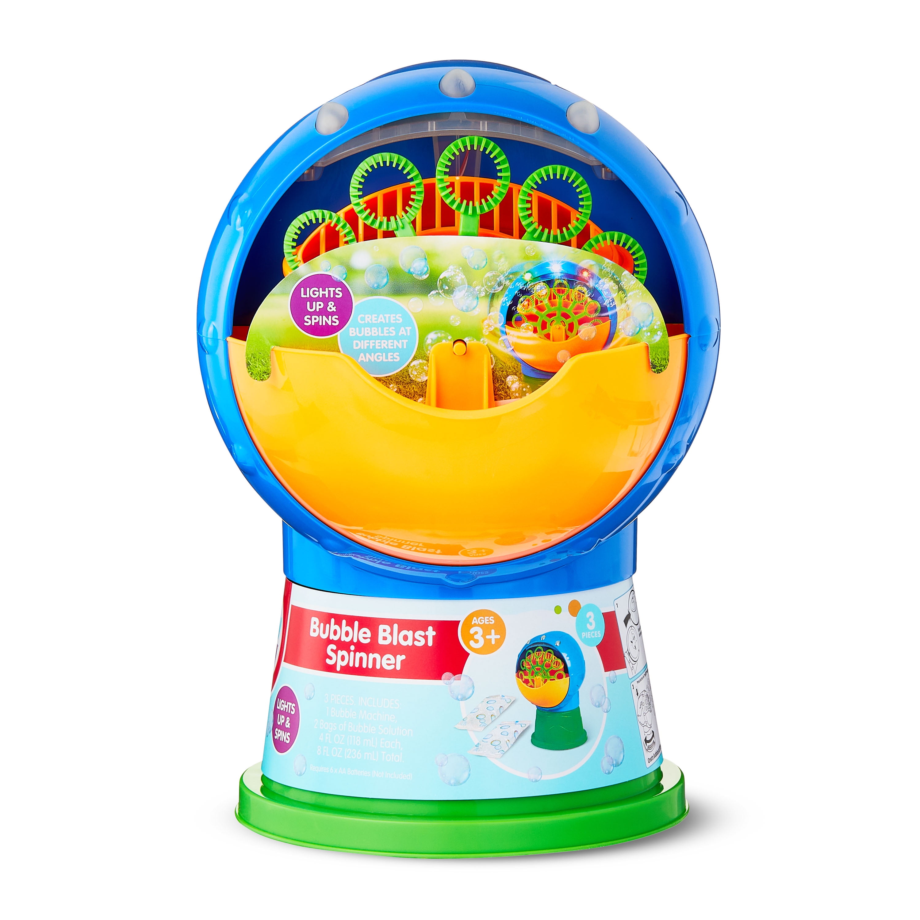 Play Day LED Bubble Blast Spinner