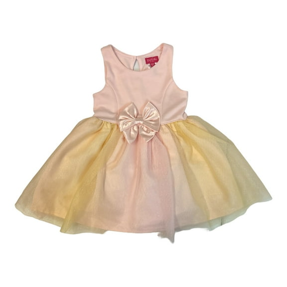 Zunie Girl Girl's Ponte Ombre Sleeveless Special Occasion Dress (2T)
