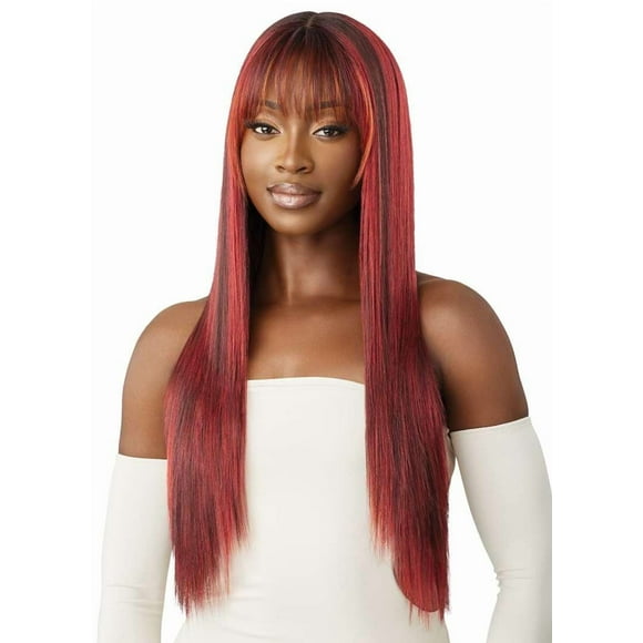 Peluca frontal de encaje Outre - Rayita derretida - Laila (DR2/CHERRY SUNRISE)