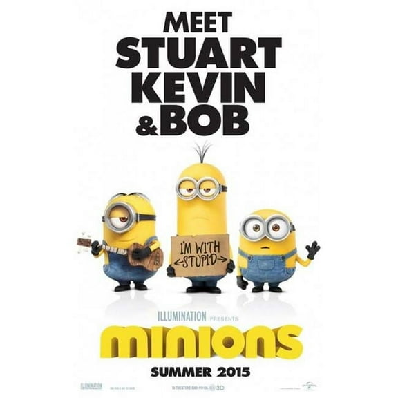 Pop Culture Graphics MOVIB57445 Minions Movie Poster, 11 x 17
