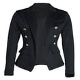 thumbnail image 1 of Ladies Double-Breasted Suit Jacket Slim Slimming Suit Office Daily Outfit, 1 of 5