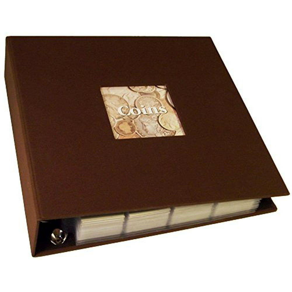 Coin and Currency Collecting Starter Bundle "Prestige" Brown Album