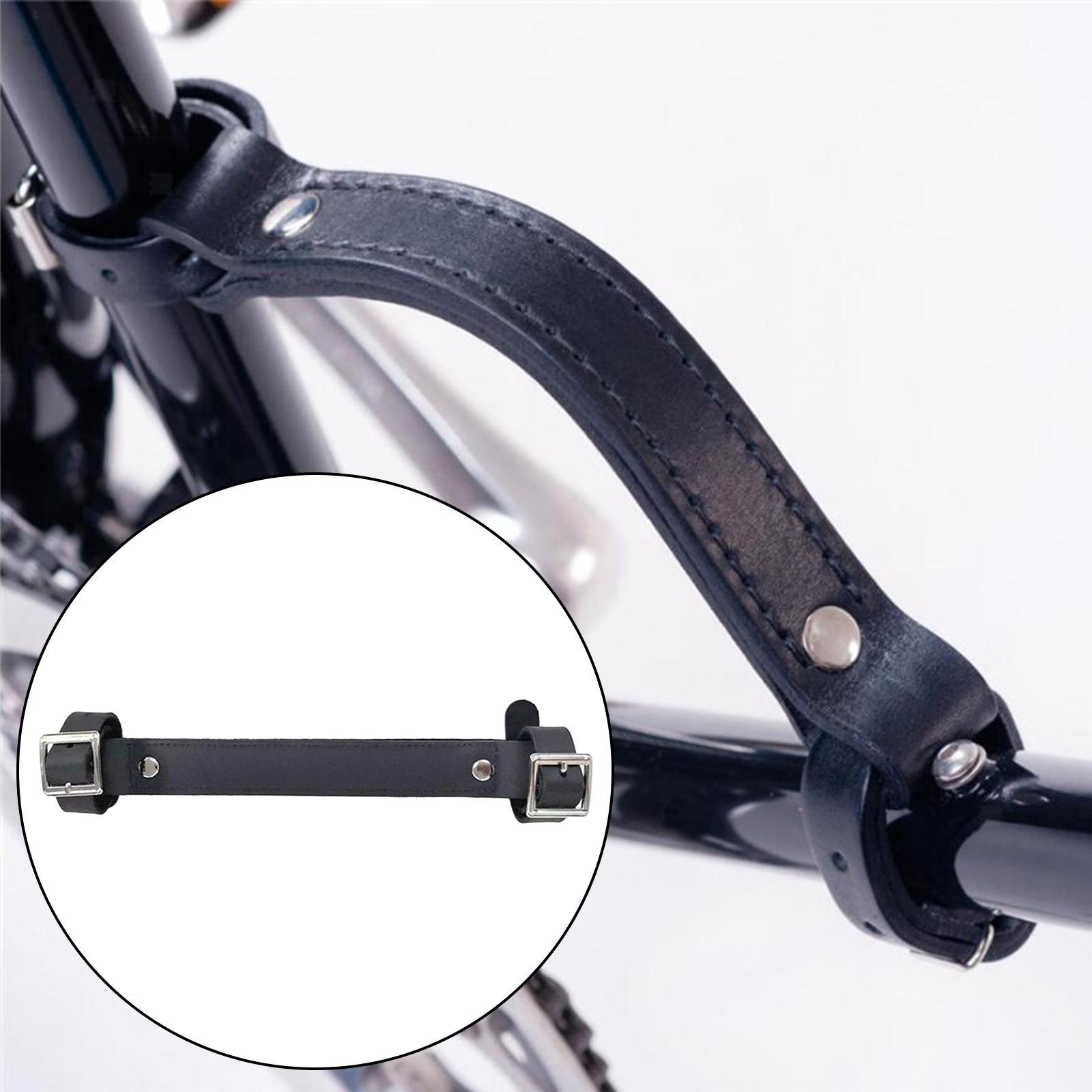 Leather Bike Frame Handle Carry Strap Carrier Transport Lifter Grip