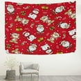 thumbnail image 3 of GZHJMY Tapestry Christmas Santa Cute Bear Bell Tapestry Wall Hanging Decorative Wall&nbsp;Blanket&nbsp;Bedding Tapestry for Bedroom Living Room Dorm 60"x40" Gift Decor, 3 of 7