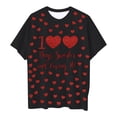 thumbnail image 3 of Graphic Tees for Boys Girls Short Sleeve Crewneck Shirts Girls Tops Size 8 Loose Fit Summer Outfit Kids Fashion Clothes Size 3-4 Years,1-Black, 3 of 3